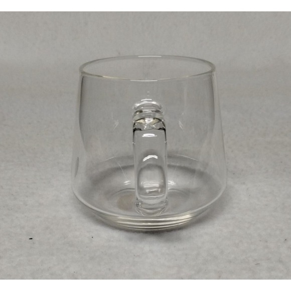 Starbucks Clear Glass Coffee Mug 16 Oz 473 mL Unique Tapered Design Durable - Picture 5 of 10